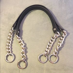 Miche Black Silver Chain Handles w/1" Carabiners